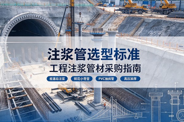 新安注浆管选型标准