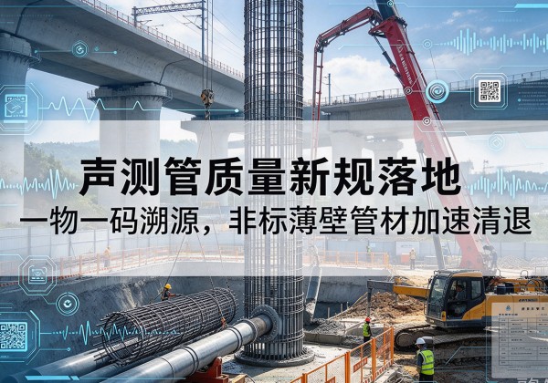 新安声测管质量新规落地，一物一码溯源，非标薄壁管材加速清退