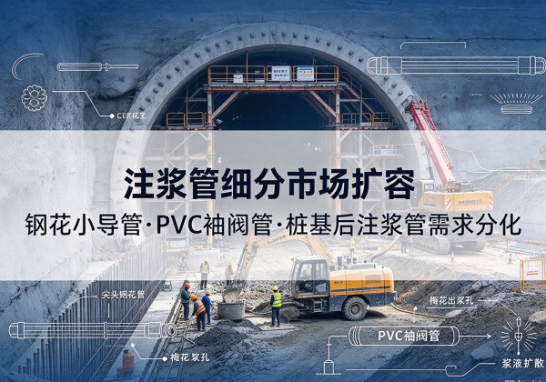 新安注浆管细分市场扩容，隧道钢花小导管、PVC 袖阀管、桩基后注浆管需求分化
